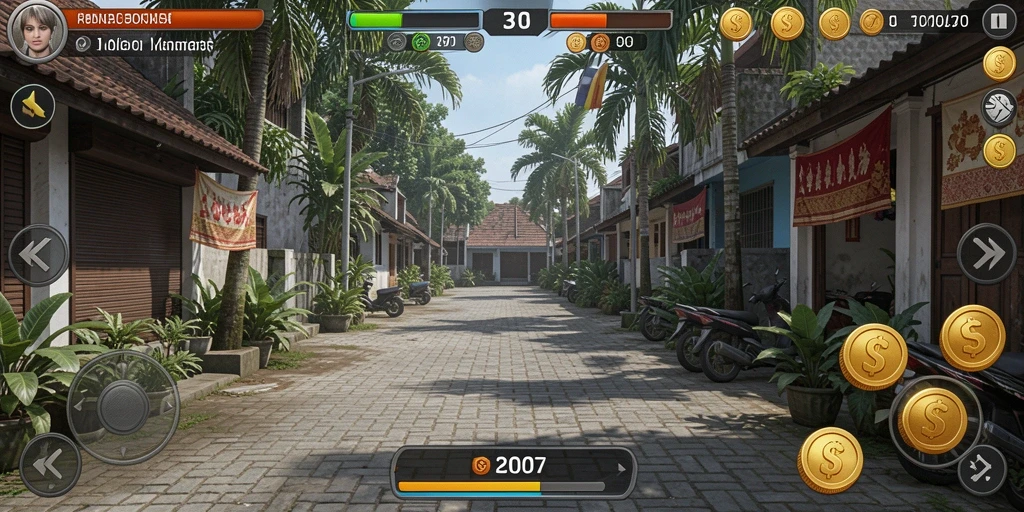 Level-game yang menantang dengan banyak kejutan.