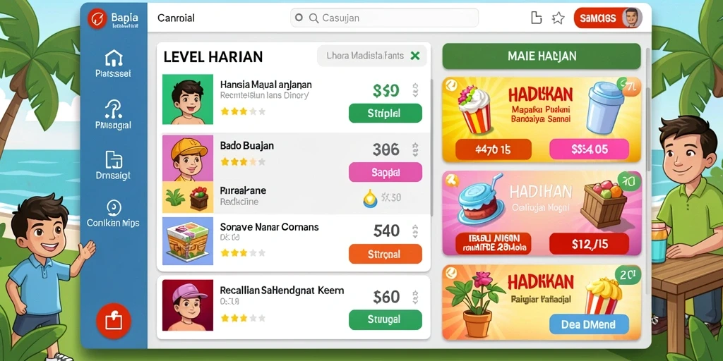 Tangkapan layar memperlihatkan mode multiplayer yang menyenangkan.